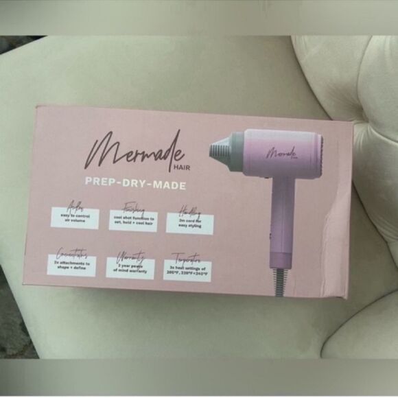 Pink Mermade Hair Dryer - Picture 7 of 15